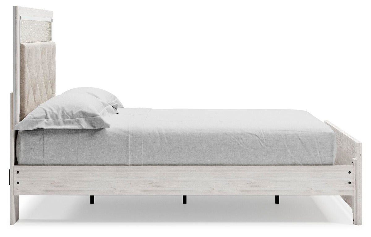 Altyra Upholstered Panel Bed, Dresser and Mirror (B2640-SI) - Image 11