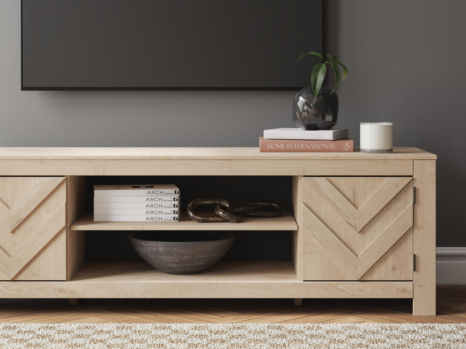 Cayboni 71 TV Stand (W3787-SI) - Image 12