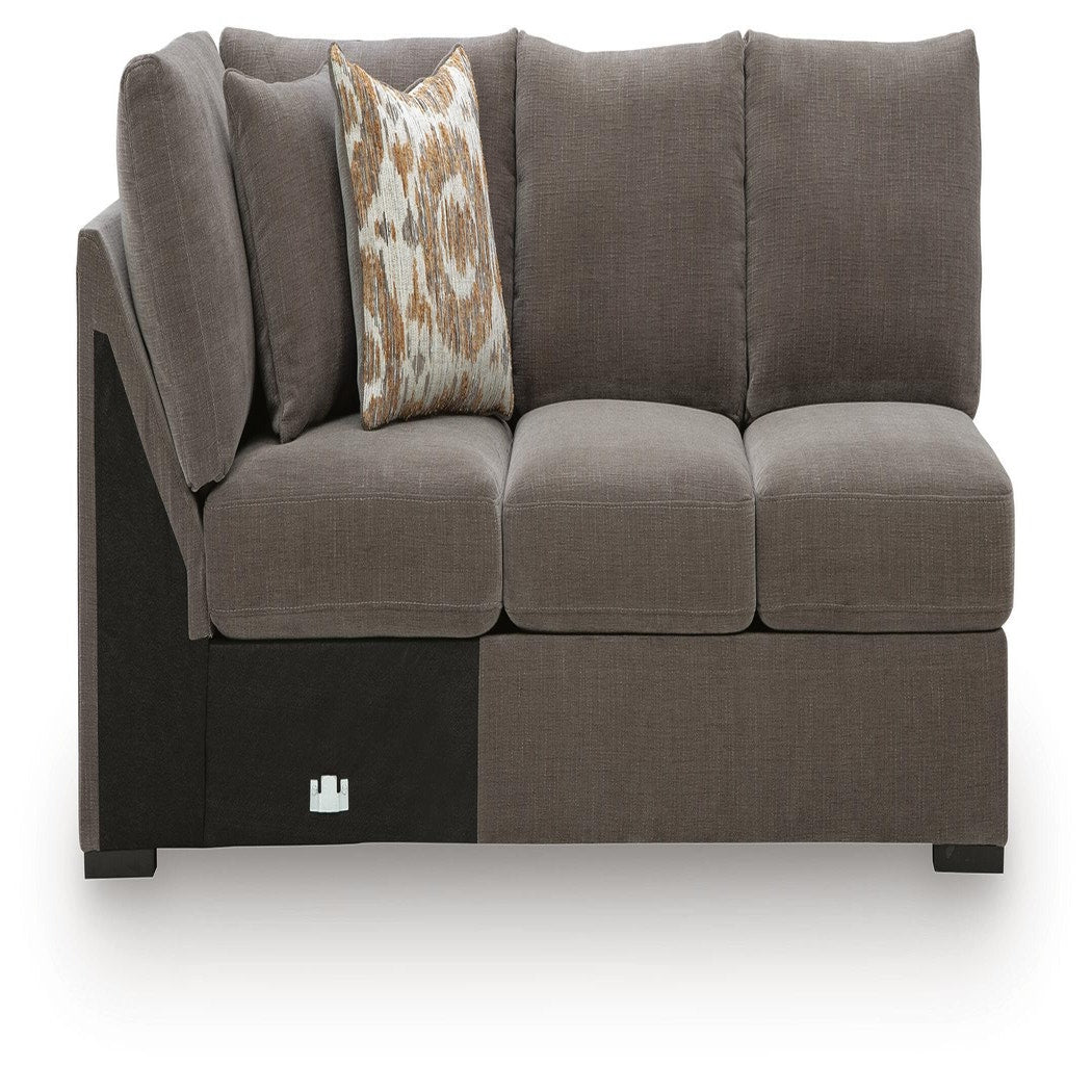 Larson Levee Left-Arm Facing Armless Loveseat with Wedge (PC86205-SI)