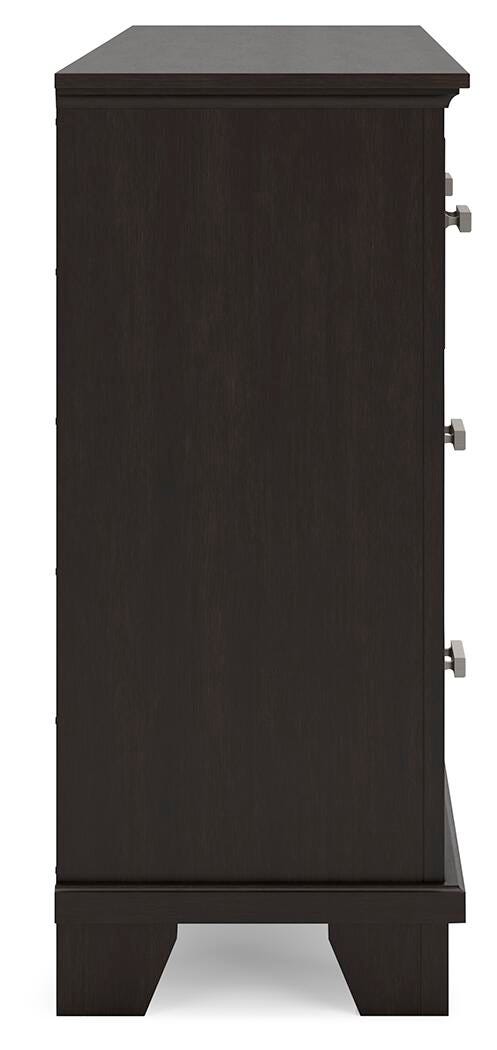 Covetown Dresser - Dark Brown  (B441-SI) - Image 4