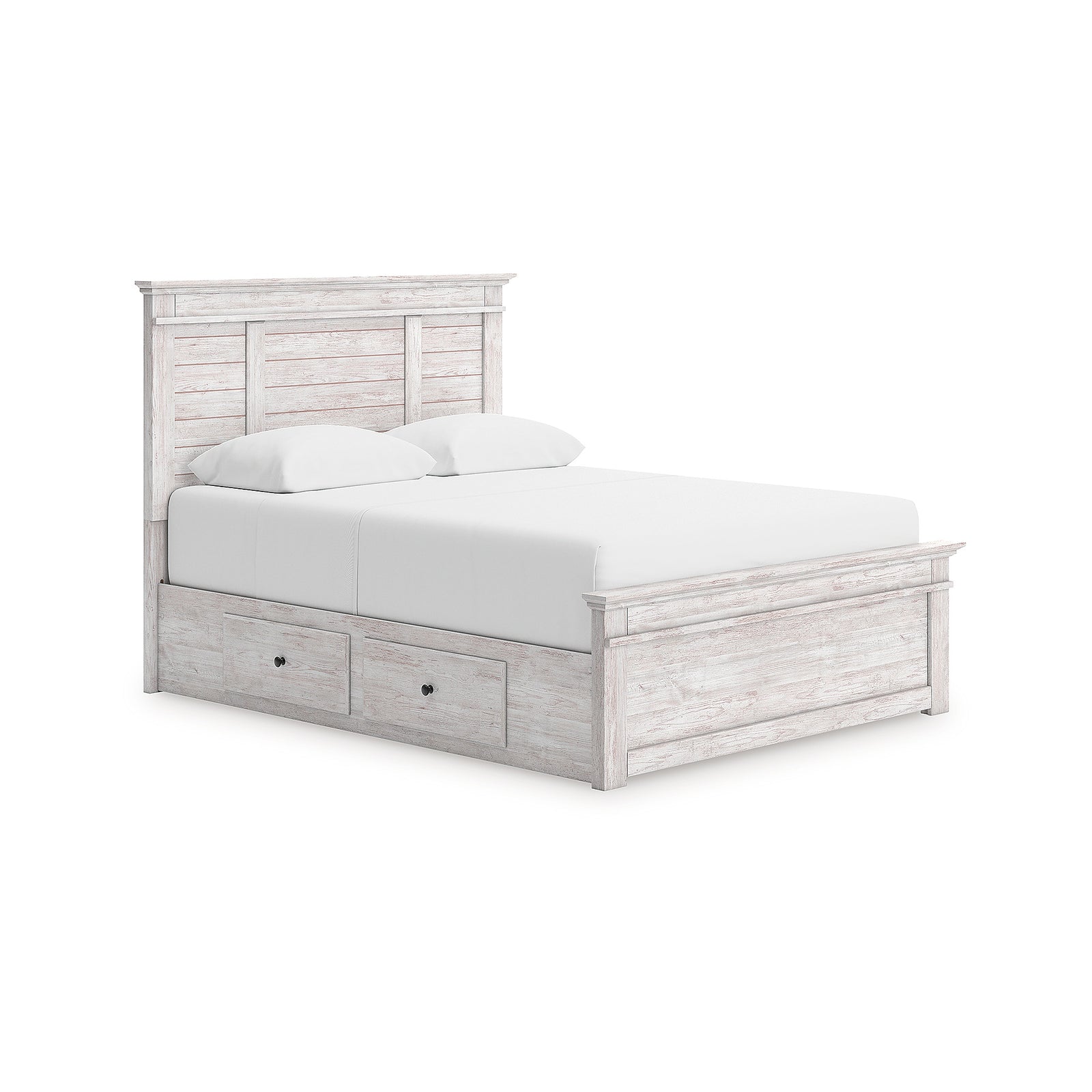 Makidern Queen Panel Bed with Storage, Dresser and Mirror (PCB1171-SI) - Image 10