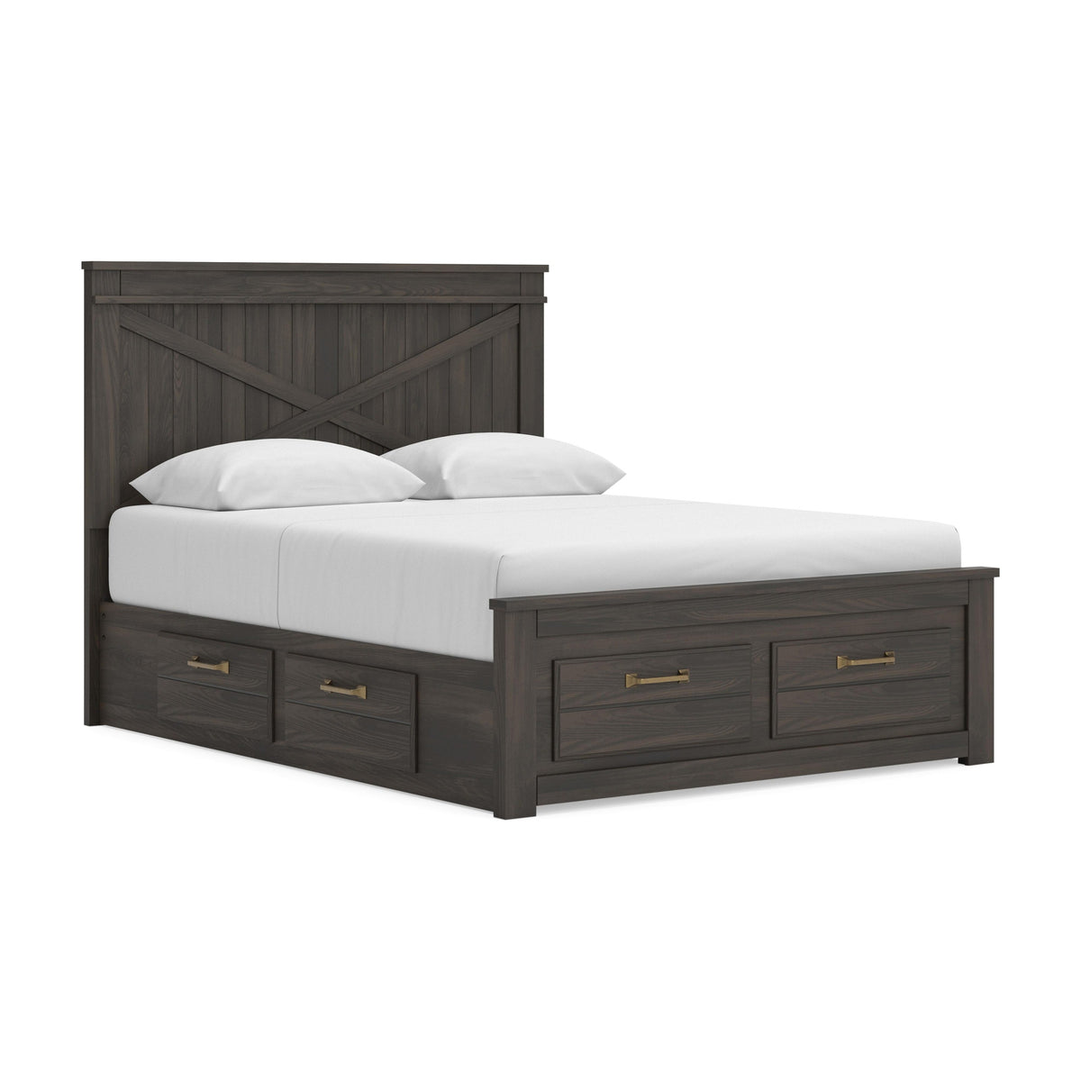 Vonitta Bay Queen Panel Storage Bed (PCB2648-SI)