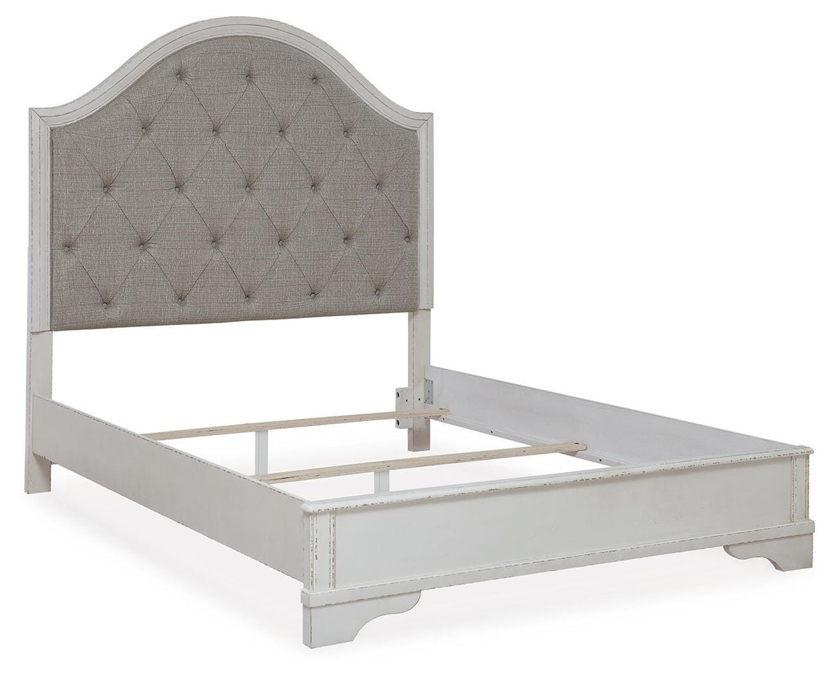 Blendon Upholstered Panel Bed - Rustic Brown  (B747-SI) - Image 2