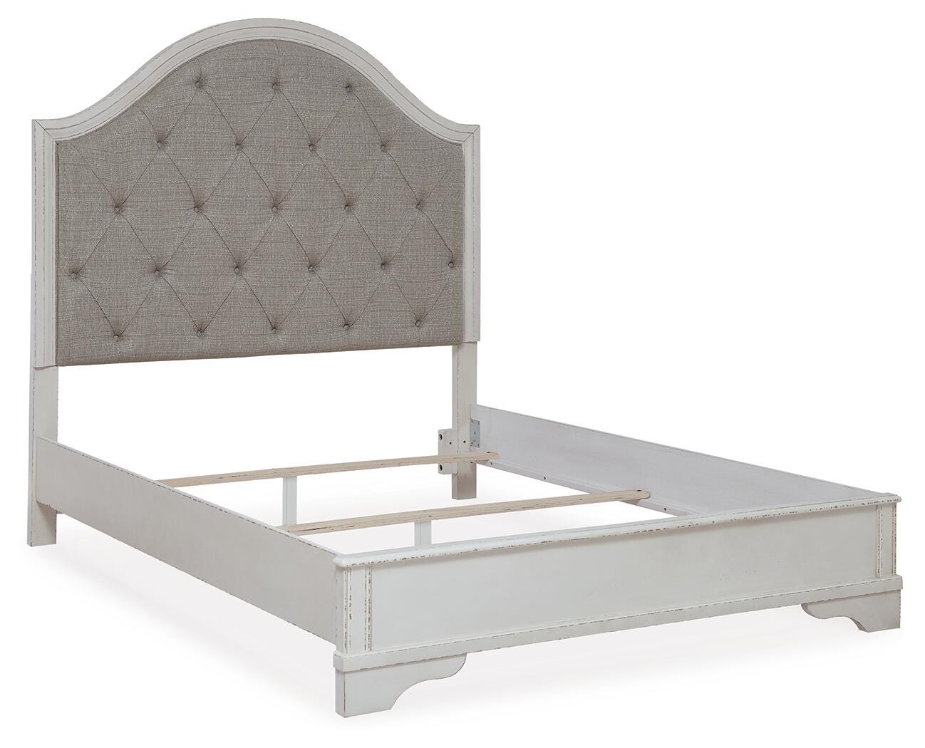 Blendon Upholstered Panel Bed - Rustic Brown  (B747-SI) - Image 2