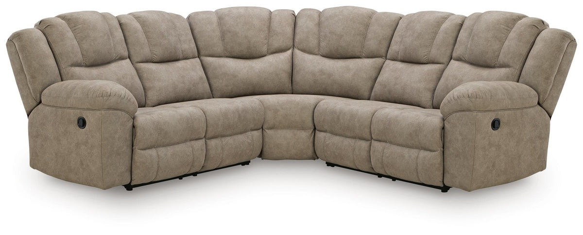 Pearce-Pike 3-Piece Reclining Sectional (PC69205-SI)