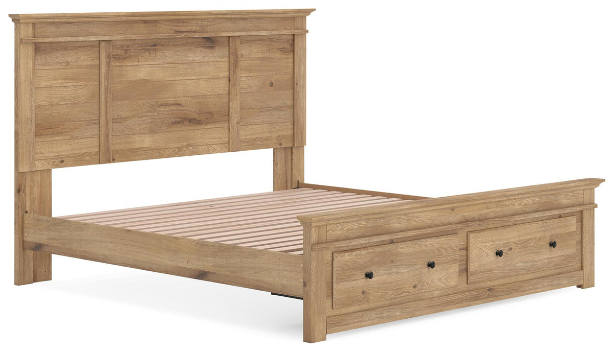 Makidern King Panel Storage Bed (PCB1170-SI) - Image 2