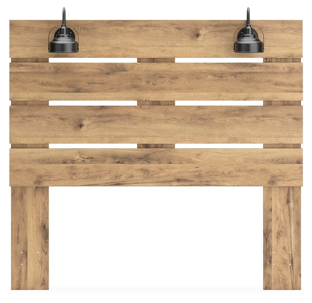 Larstin Panel Headboard - Tan Brown  (EB2712-SI) - Image 2