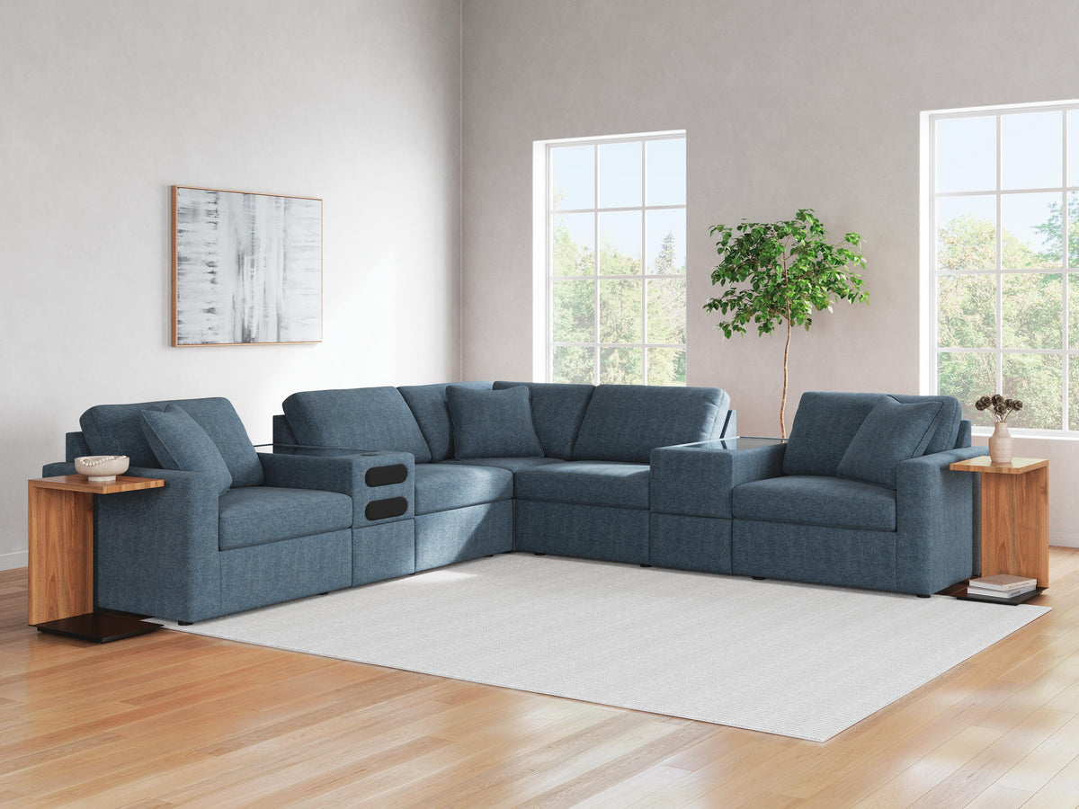 Modmax 7-Piece Balanced Sectional with Audio and Storage Consoles (92121-SI) - Image 2