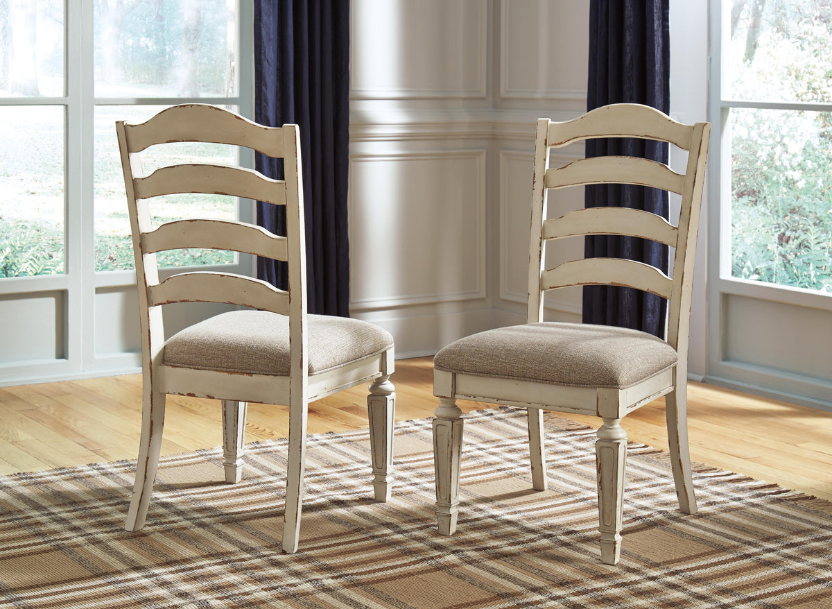Realyn Extension Dining Table and 4 Chairs (D743-SI) - Image 10