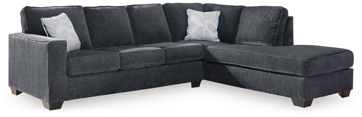 Altari 2-Piece Sectional and Ottoman (87213-SI) - Image 2