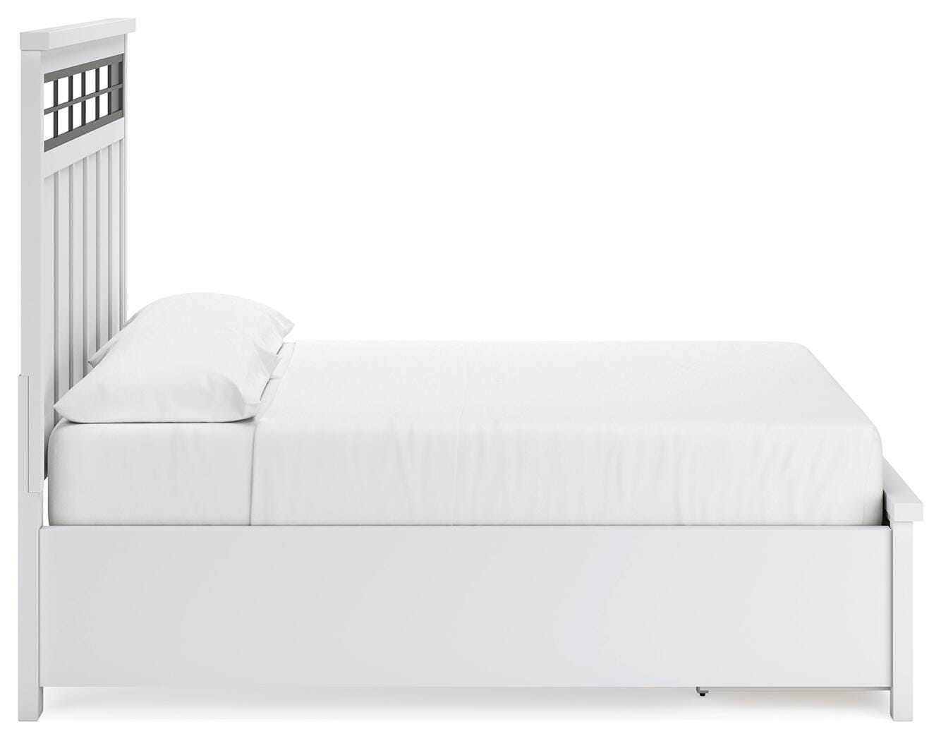 Ashbryn Panel Storage Bed - White/Natural  (B844-SI) - Image 7