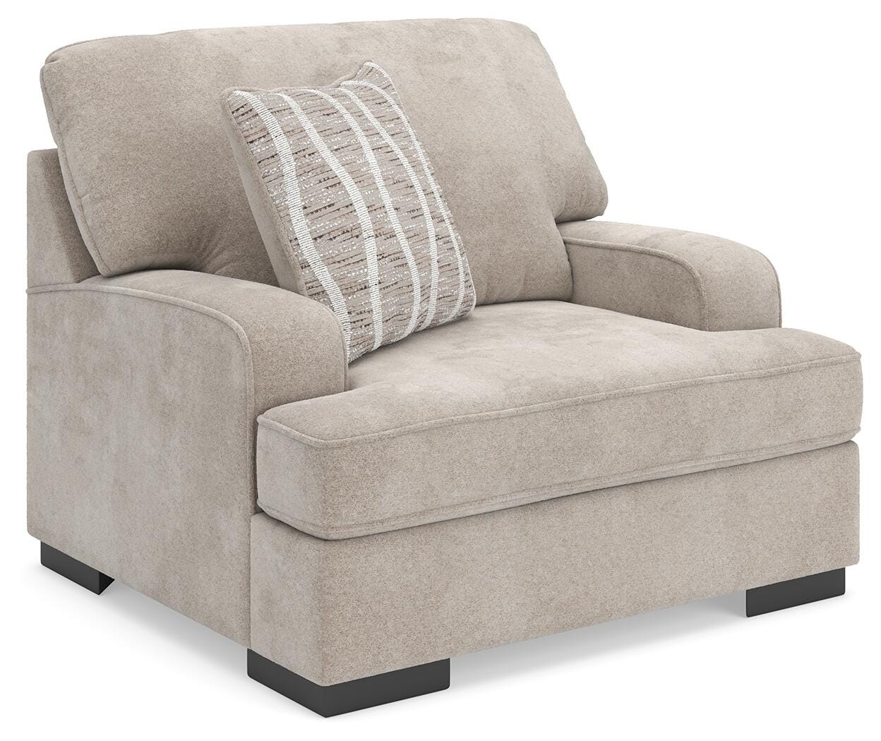 High Profile Sofa, Oversized Chair and Ottoman (59902-SI) - Image 7
