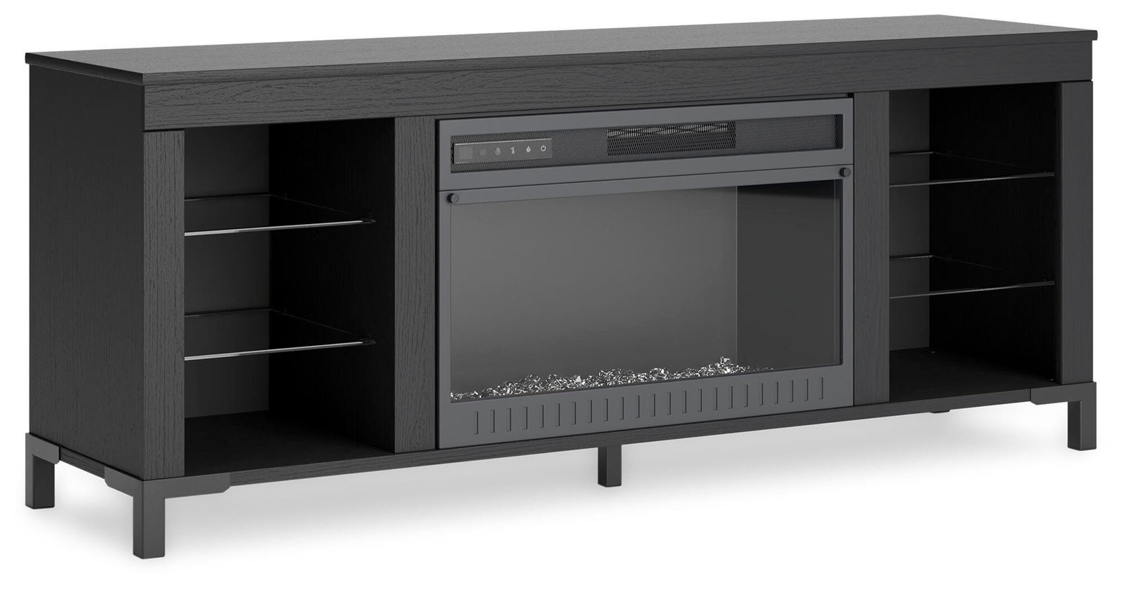 Cayberry 60 TV Stand with Electric Fireplace (W2721-SI) - Image 2