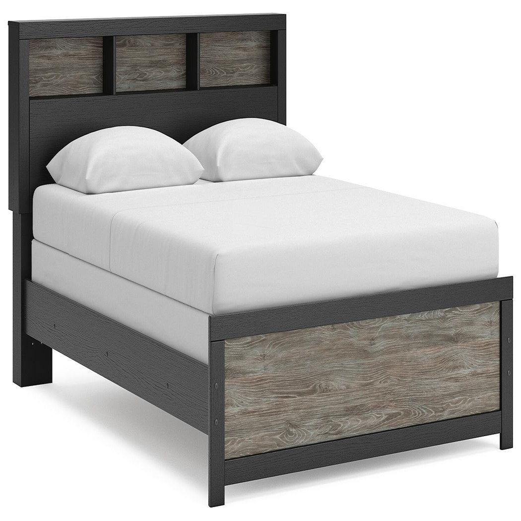Broachmyn Queen Bookcase Bed (PCB1118-SI)