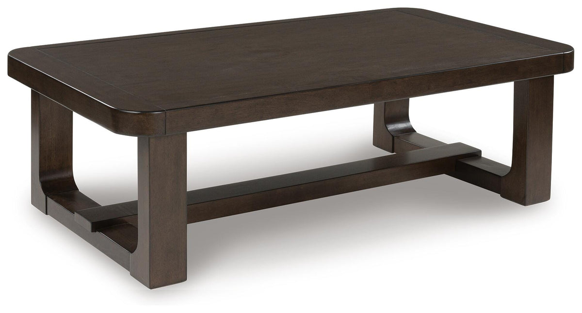 Breckington Coffee Table - Dark Brown  (T856-SI)