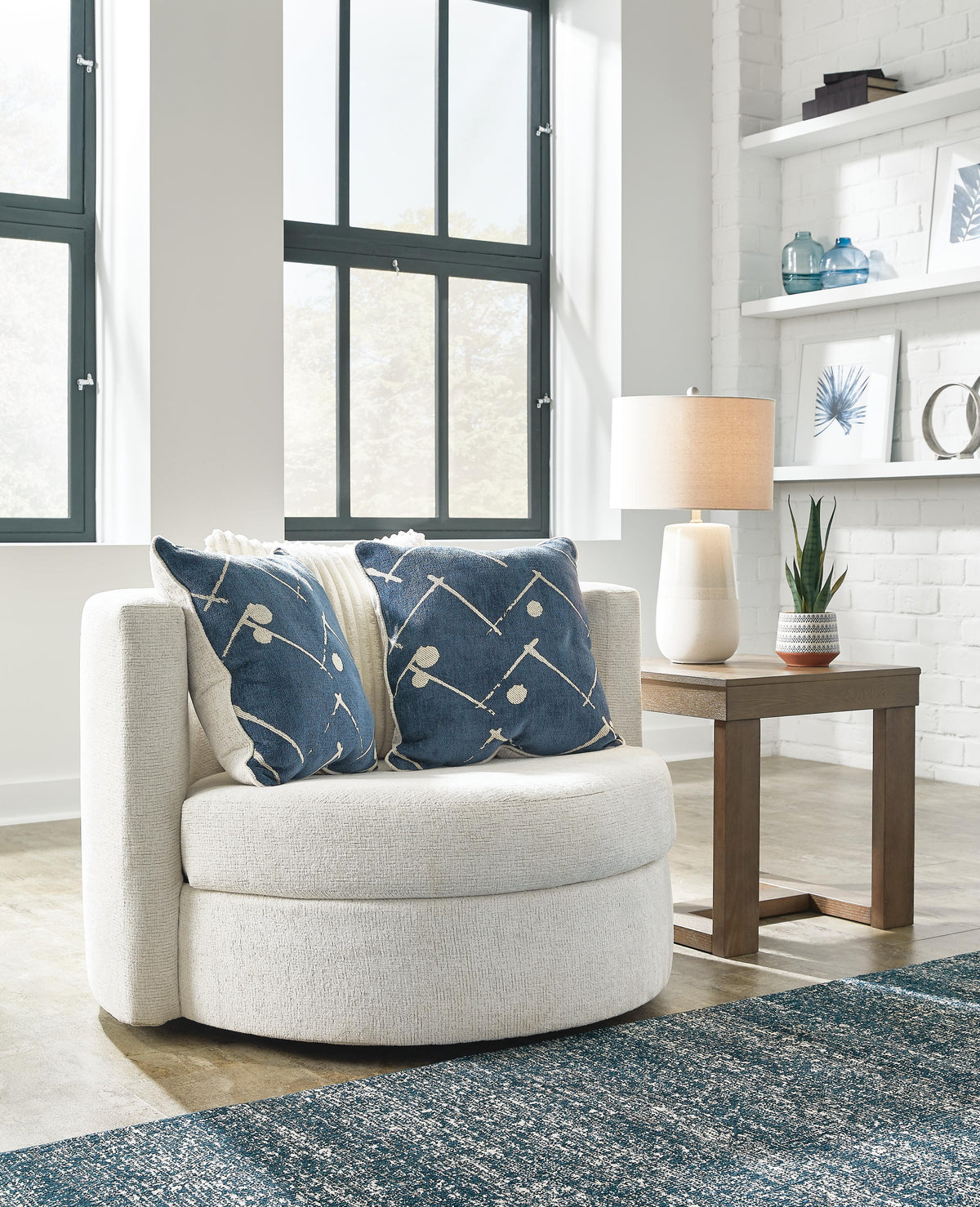 Padova Swivel Accent Chair (33706-SI) - Image 5