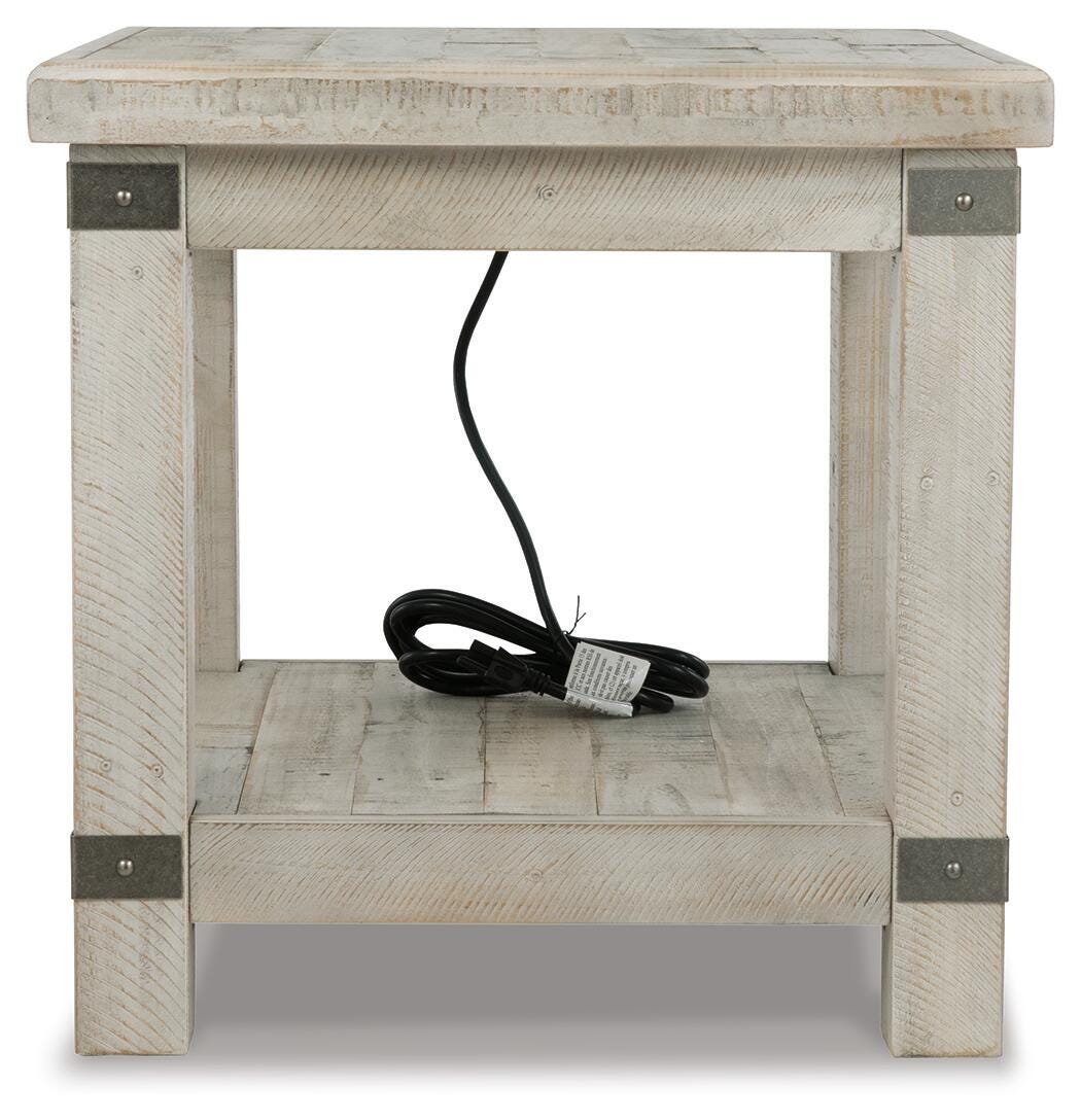 Carynhurst End Table - White Wash Gray  (T757-SI) - Image 3