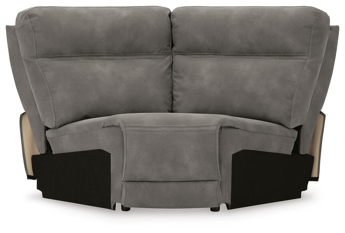 Next-Gen Durapella Power Reclining Loveseat with Console (59301-SI)
