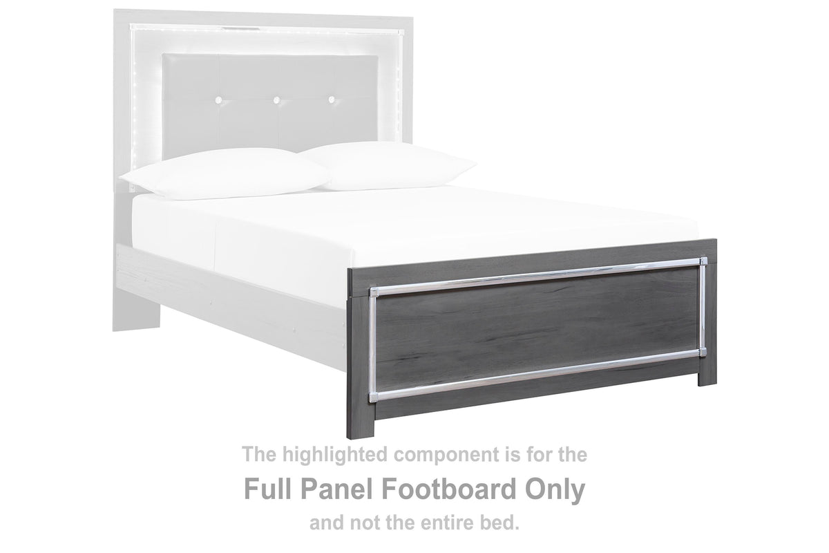 Lodanna Panel Footboard (Youth) - Gray  (B214-SI)