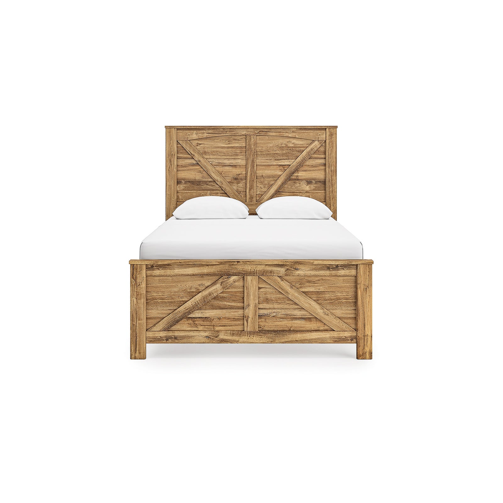 Maystonna Queen Crossbuck Panel Bed (PCB1580-SI) - Image 4