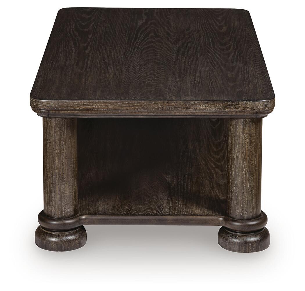 Bannette Coffee Table - Dark Brown  (T605-SI) - Image 4