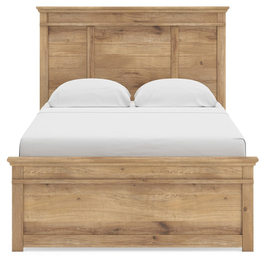 Makidern King Panel Bed, Dresser, Mirror and 2 Nightstands (PCB1170-SI) - Image 9