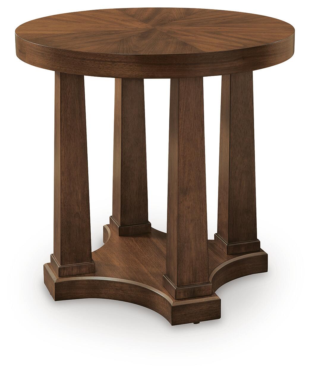 Rustic Plains End Table - Warm Brown  (T877-SI)