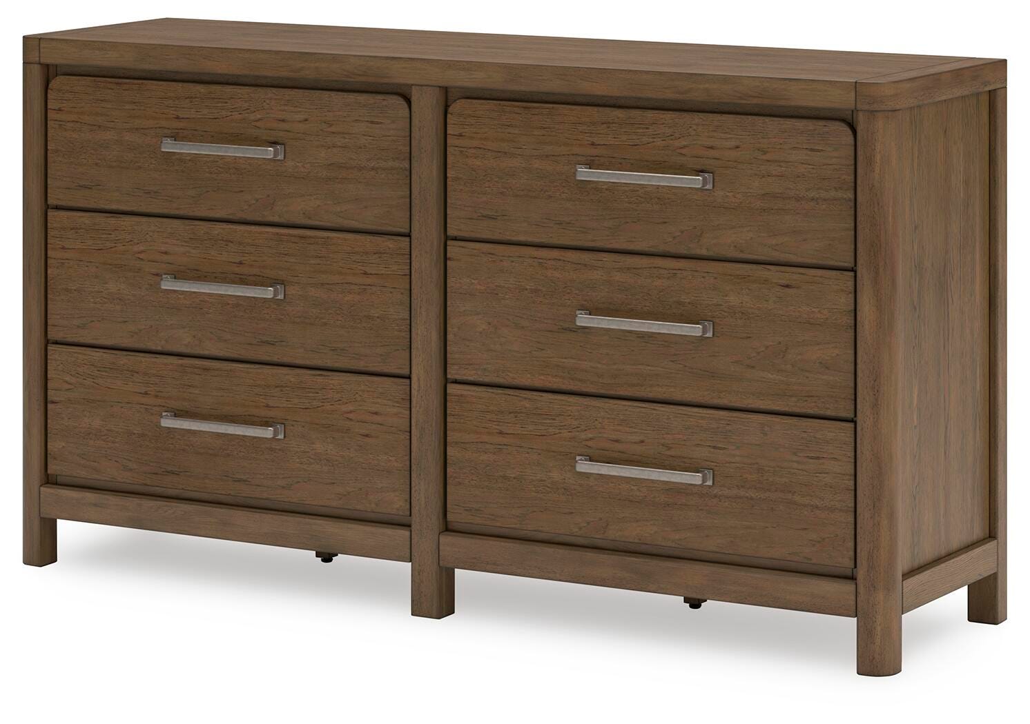 Cabalynn Upholstered Bed, Dresser and 2 Nightstands - Light Brown  (B974-SI) - Image 8