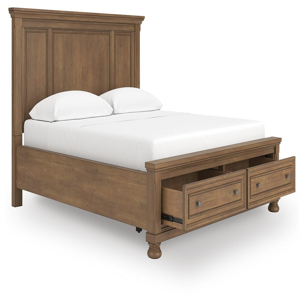 Feddinger California King Panel Storage Bed, Dresser and Nightstand (PCB779-SI) - Image 12