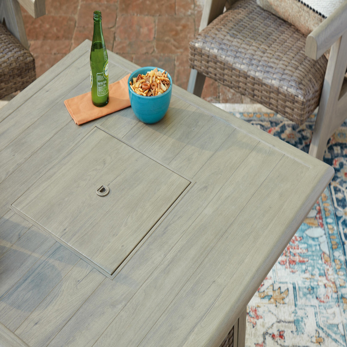 Cliff Trails Fire Pit Table (PCP690-SI) - Image 29