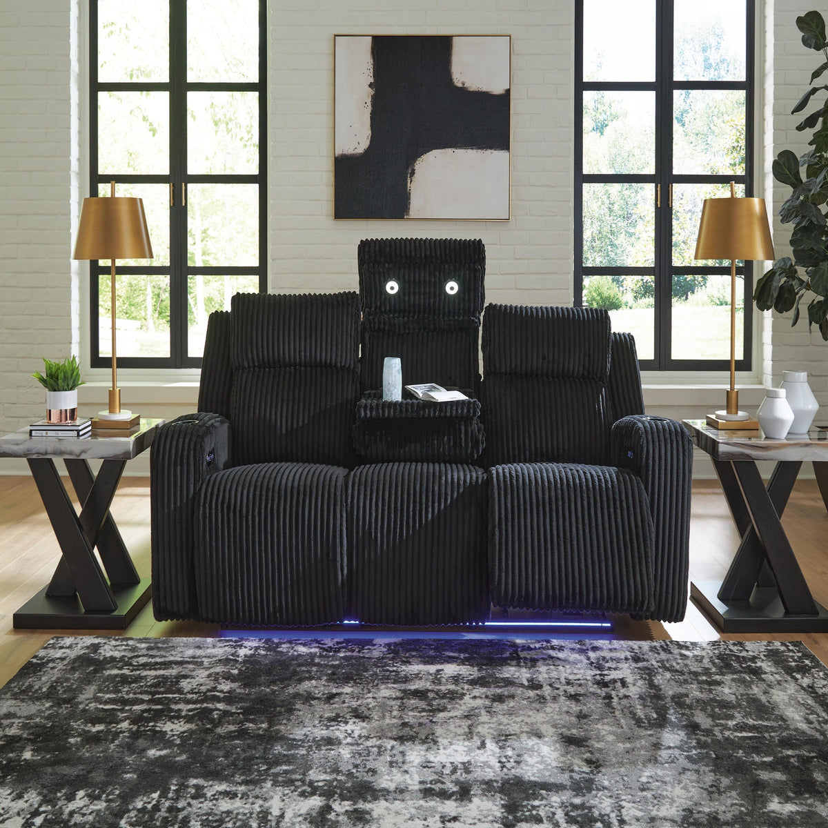Belvarrow Power Reclining Sofa, Loveseat and Recliner (PC64202-SI) - Image 15