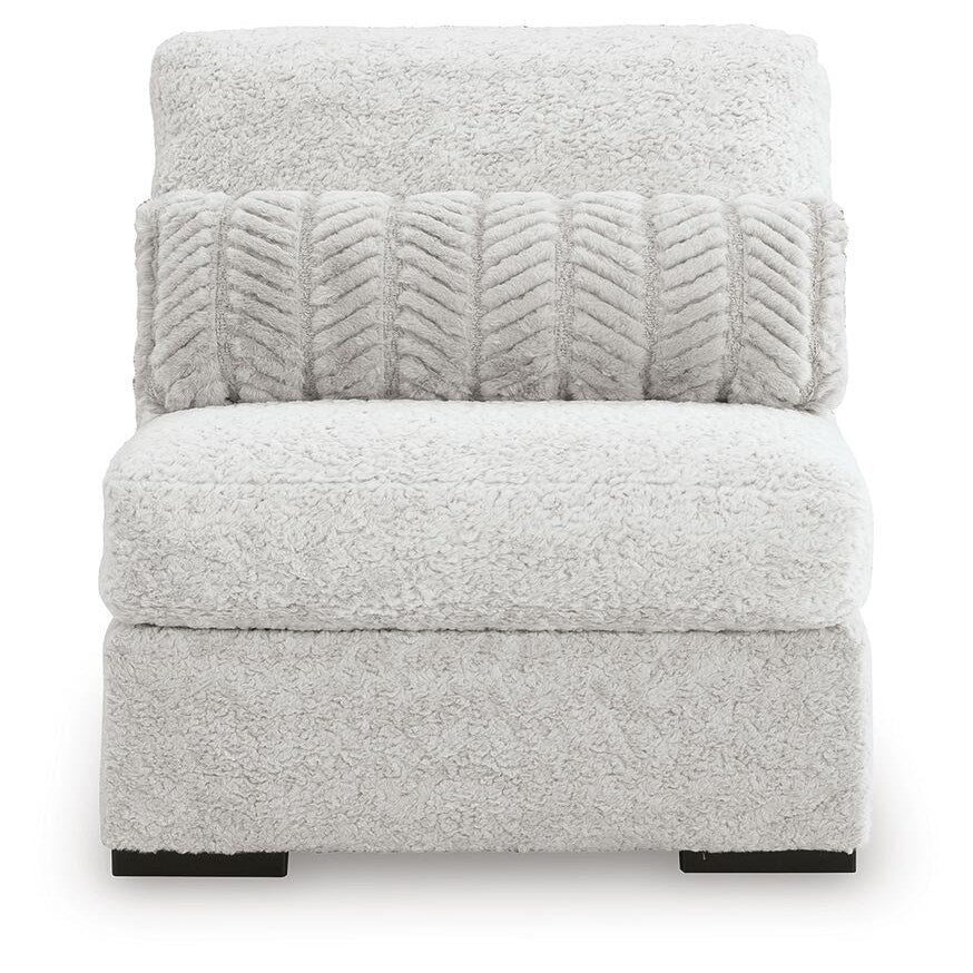 Cuddle Plush Oversized Armless Chaise (PC59106-SI) - Image 6