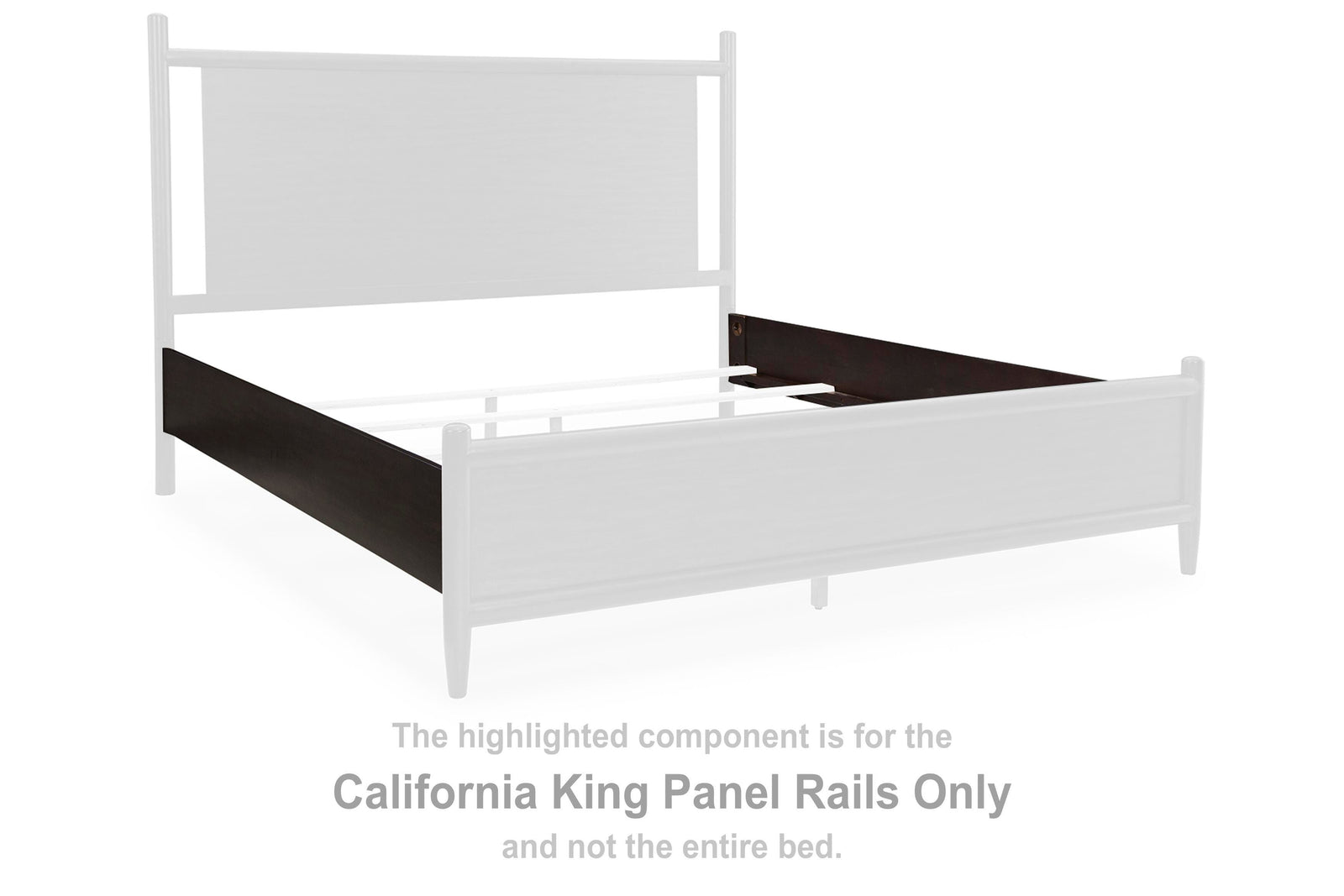 Dantenton Panel Rails - Merlot  (B611-SI) - Image 2