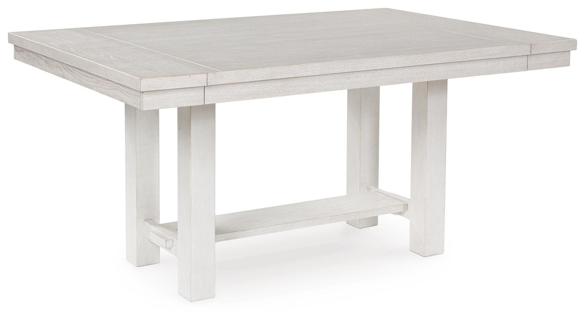 Robbinsdale Dining Table, 4 Chairs and Bench (D642-SI) - Image 13