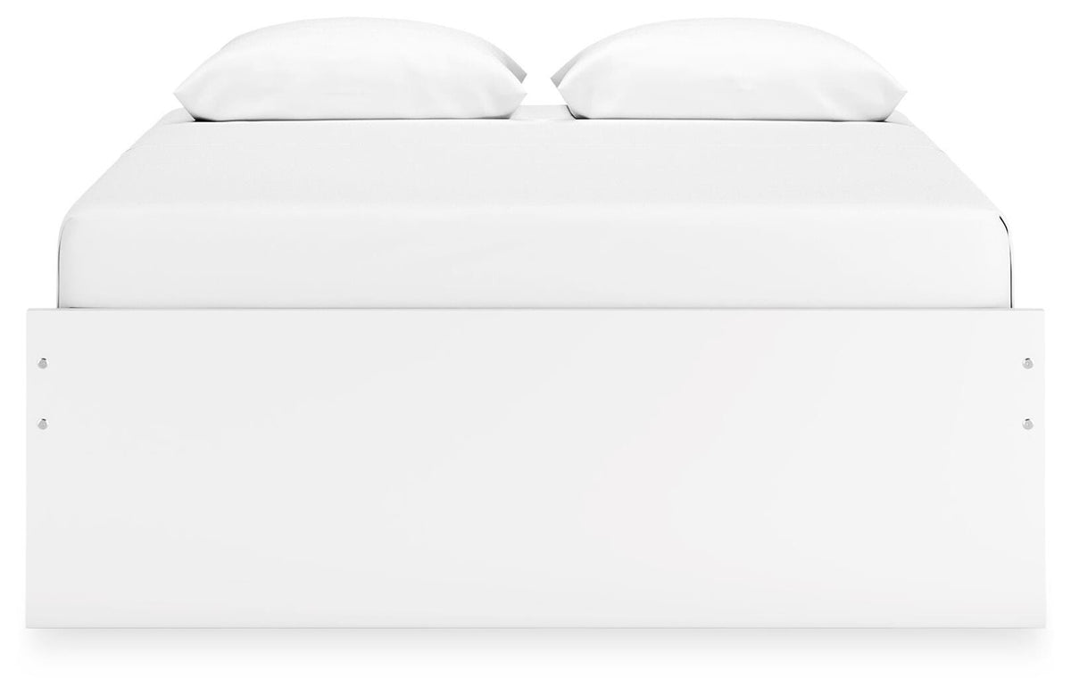 Onita Platform Bed - White  (EB9630-SI) - Image 4