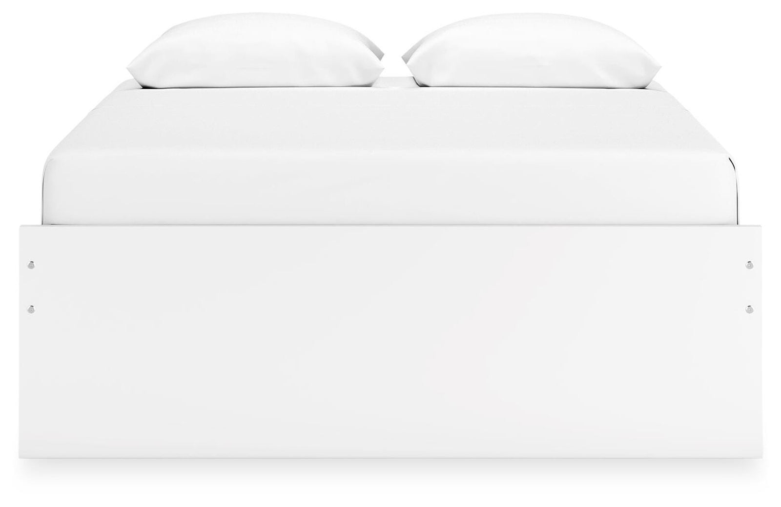 Onita Platform Bed - White  (EB9630-SI) - Image 4