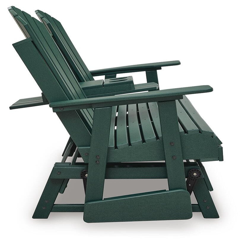 Shell Beach Outdoor Loveseat Glider (PCP115-SI) - Image 12