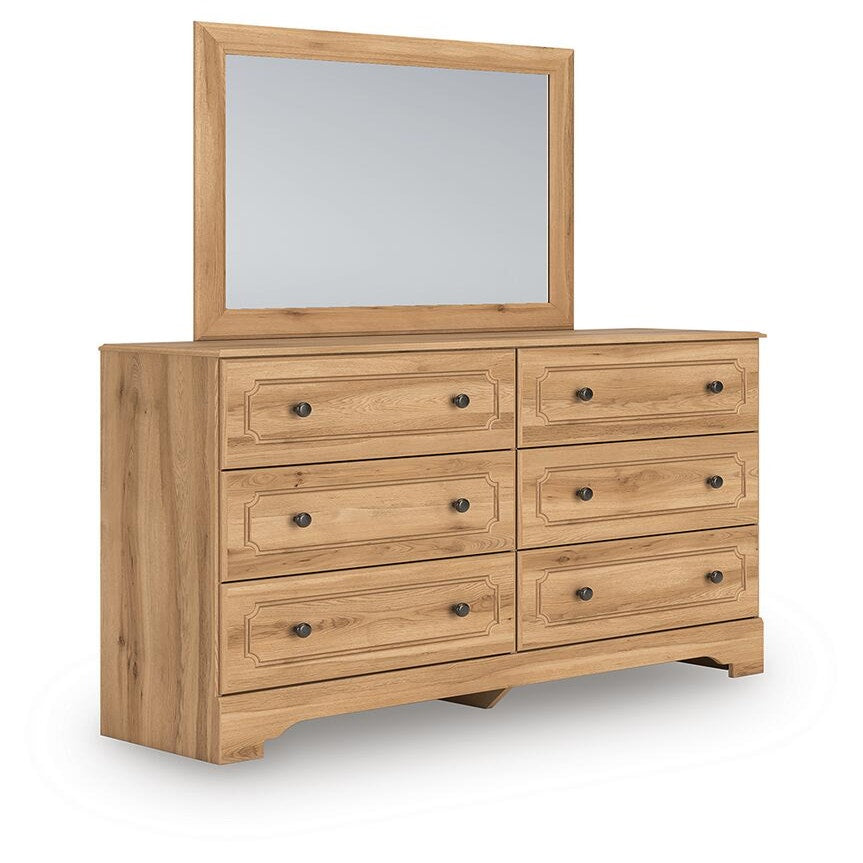 Aleaport Full Panel Bed, Dresser, Mirror, Chest and Nightstand (PCB1075-SI) - Image 3