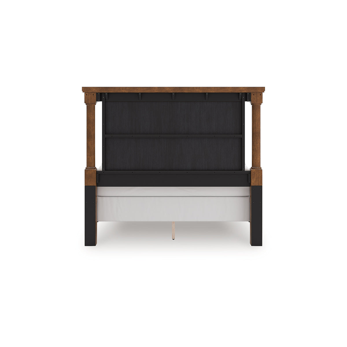 Rowlenstown Queen Poster Bed, Dresser and Mirror (PCB824-SI) - Image 9