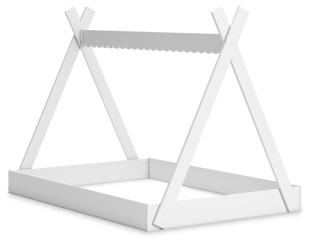 Hallityn Tent Bed (Youth) - White  (EB1810-SI) - Image 2