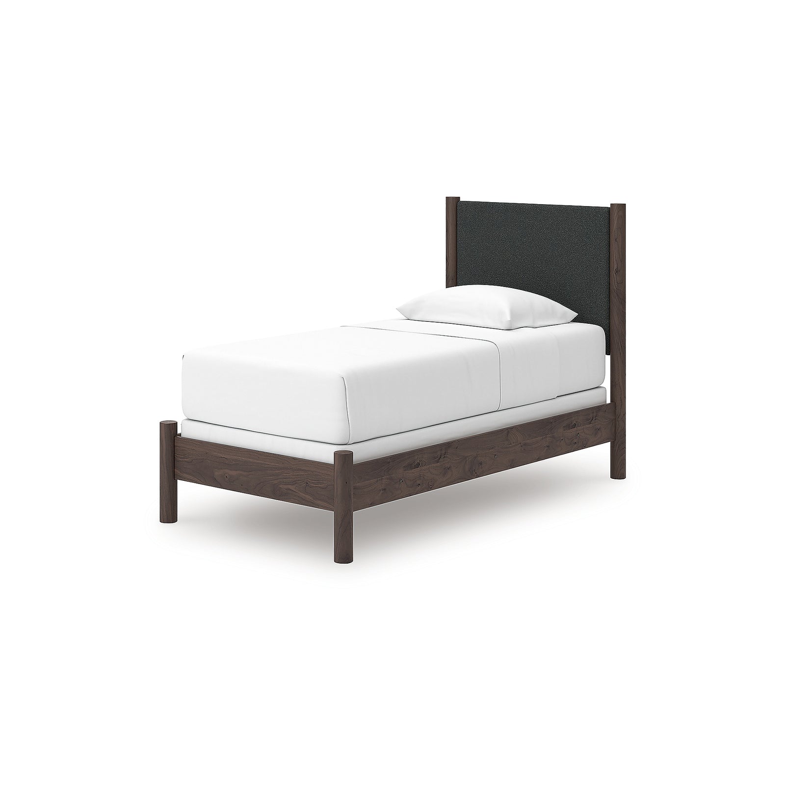 Pamytta Twin Upholstered Panel Bed, Dresser and Mirror (PCB2614-SI) - Image 14