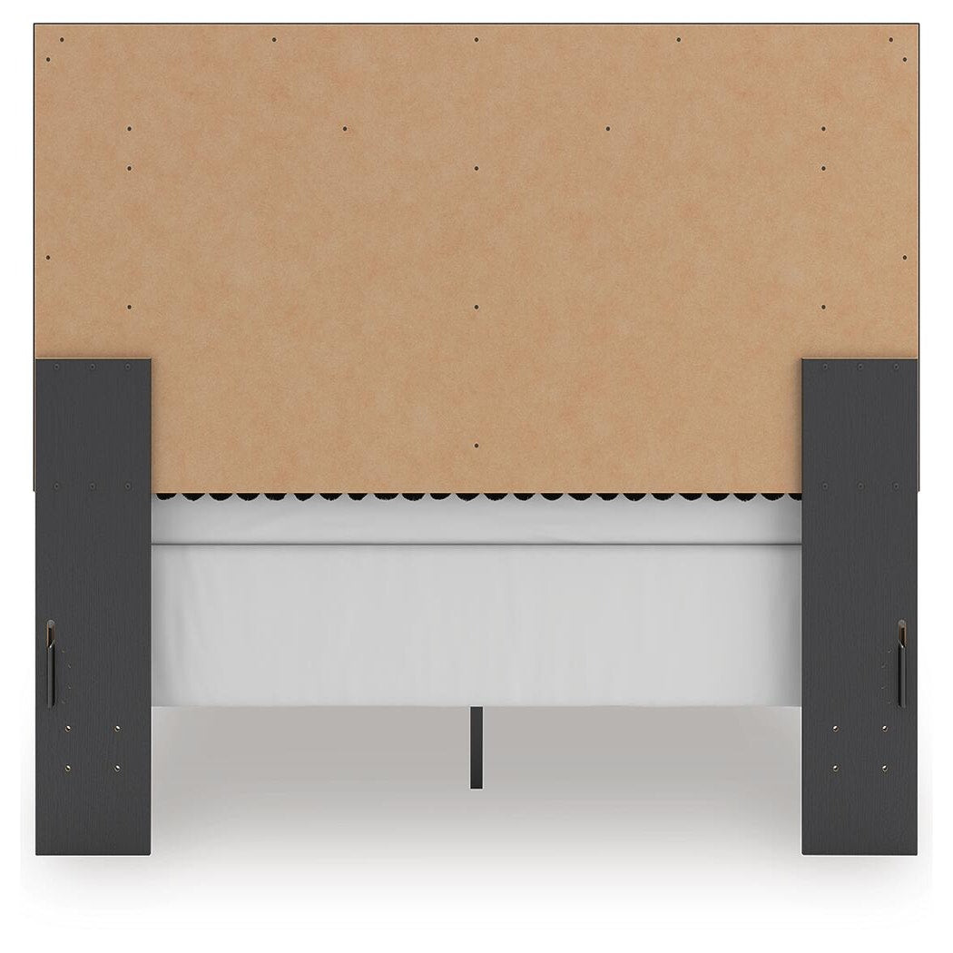 Zuraleus Queen Upholstered Panel Bed, Dresser and Mirror (PCB3380-SI) - Image 12
