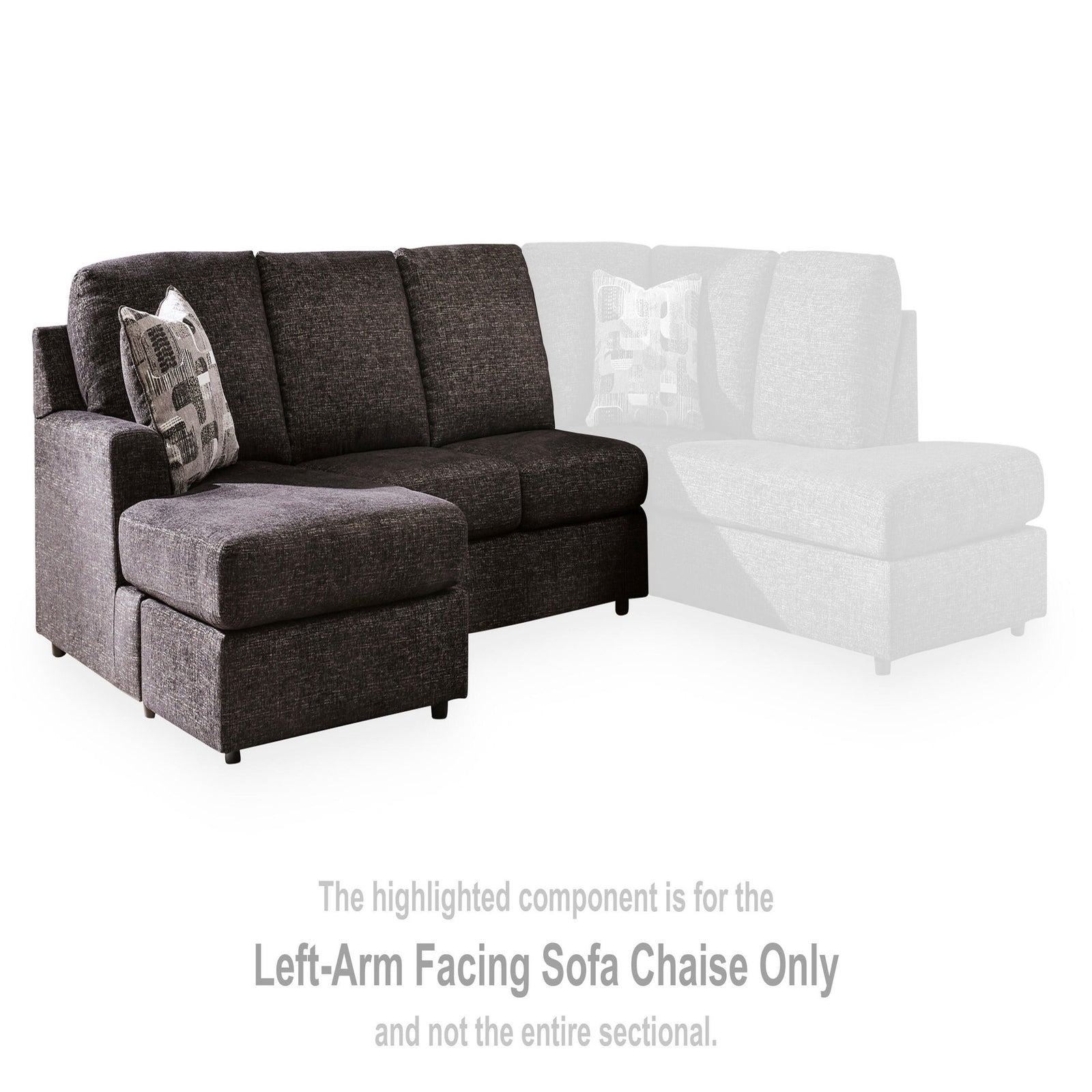 Lentiz Left-Arm Facing Sofa Chaise (PC73404-SI) - Image 13