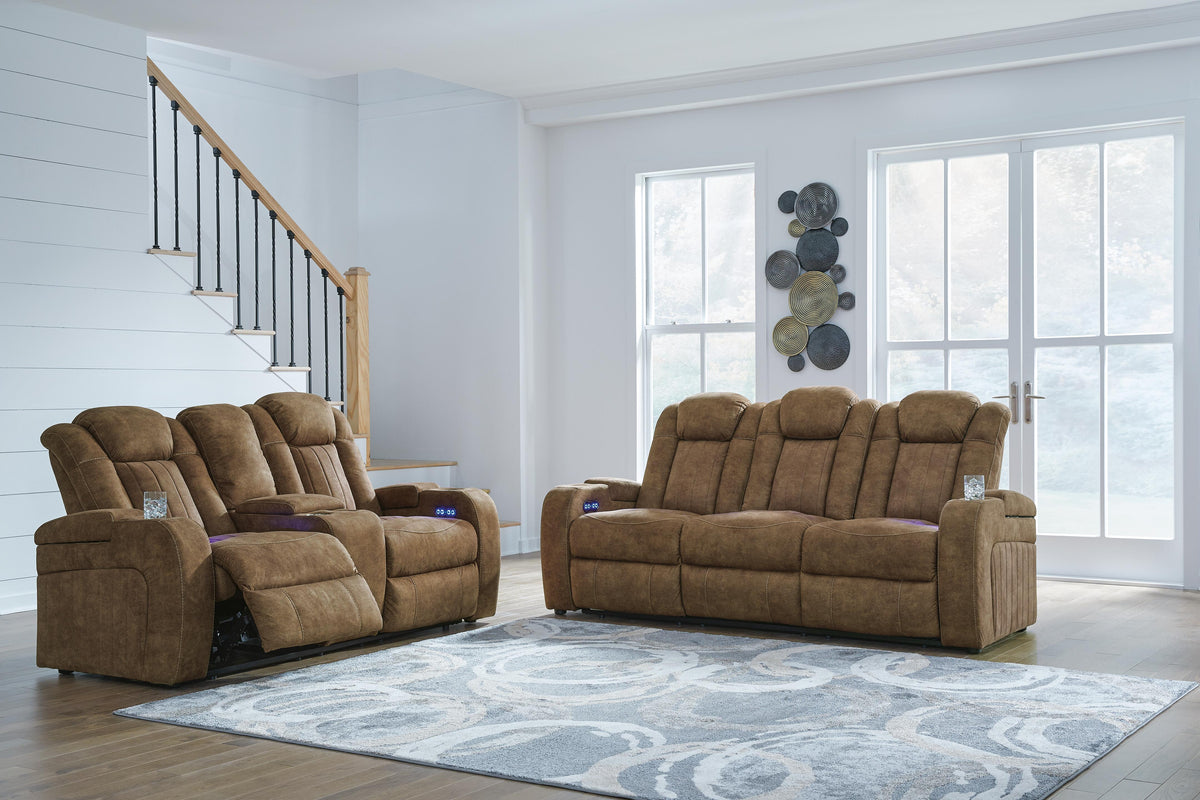 Wolfridge Power Reclining Sofa, Loveseat and Recliner (60703-SI) - Image 14