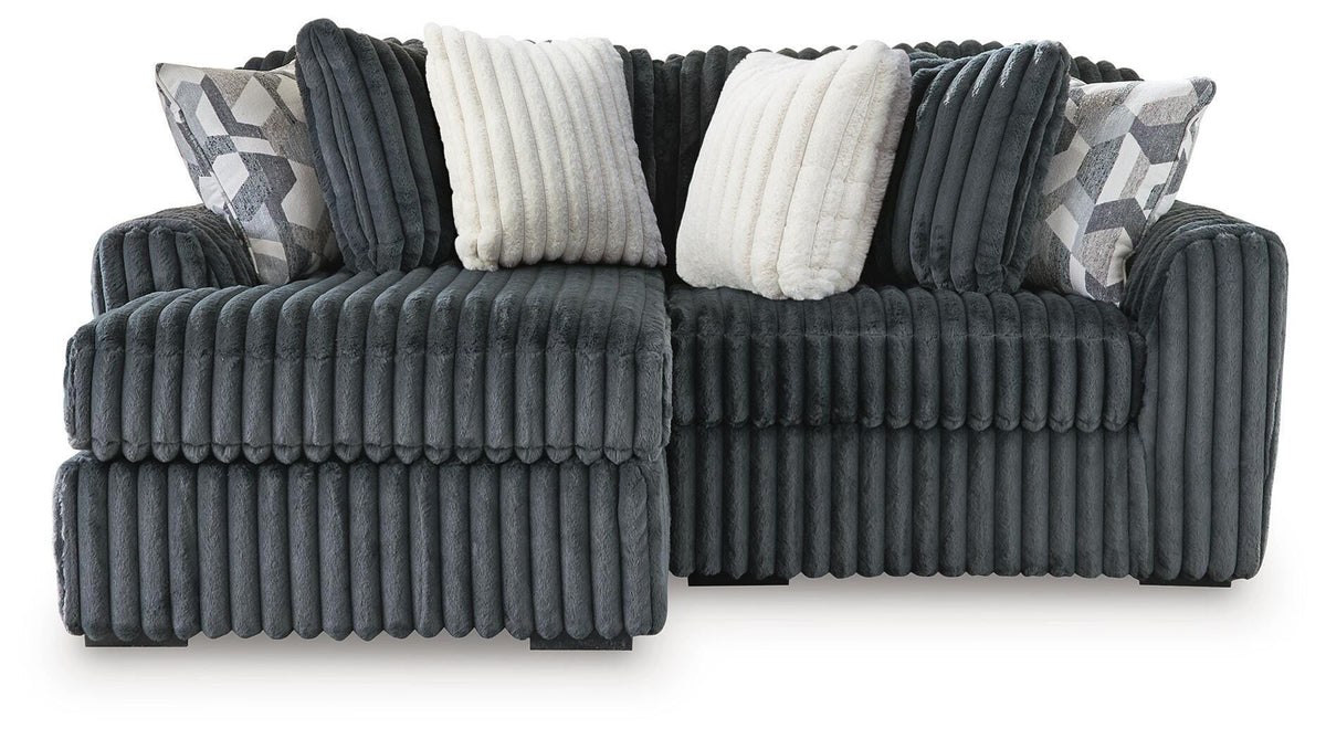 Midnight-Madness 2-Piece Sectional with Chaise (98105-SI)