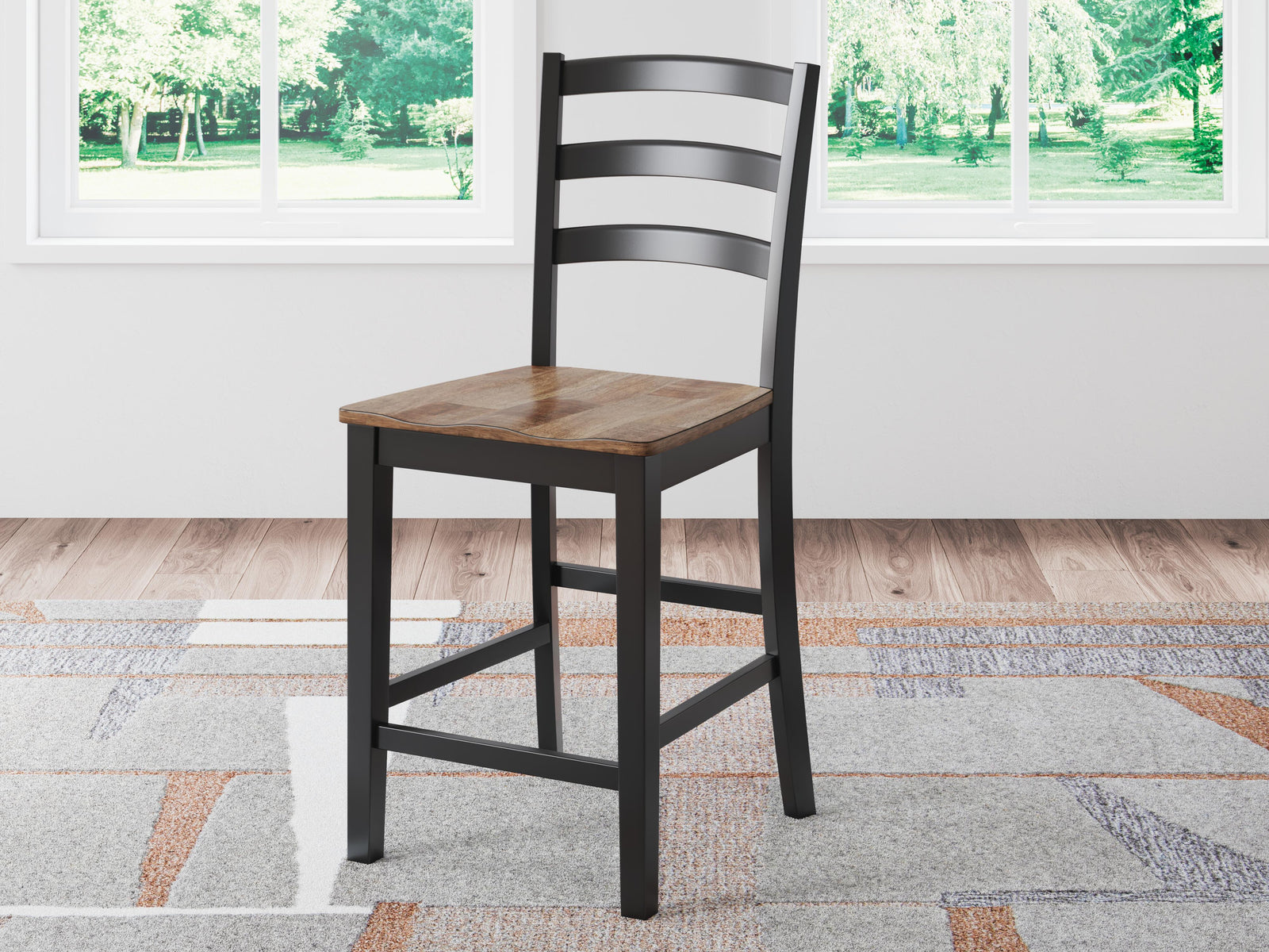 Wildenauer Counter Height Barstool (Set of 2) (D634-SI) - Image 2