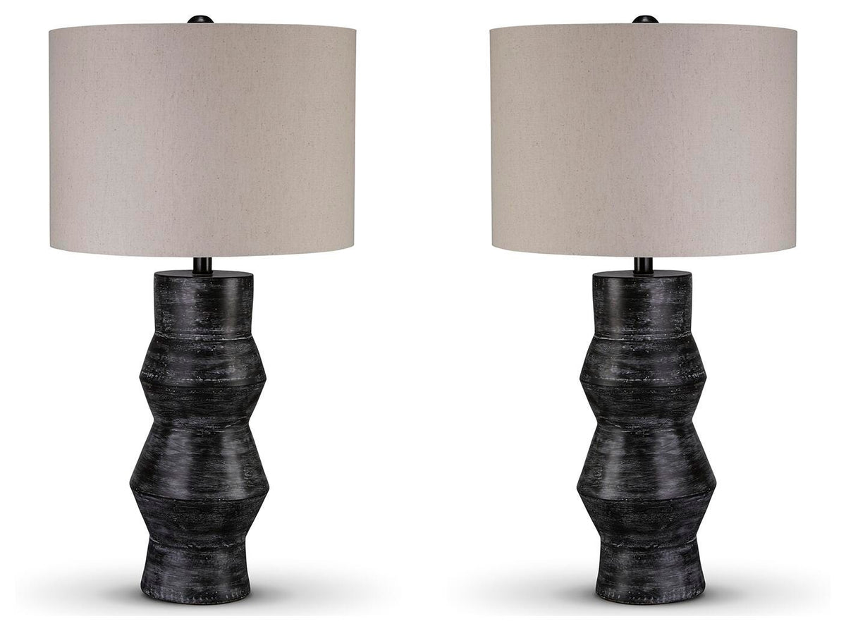 Kerbert 2-Piece Lamp Set (L100824-SI) - Image 2