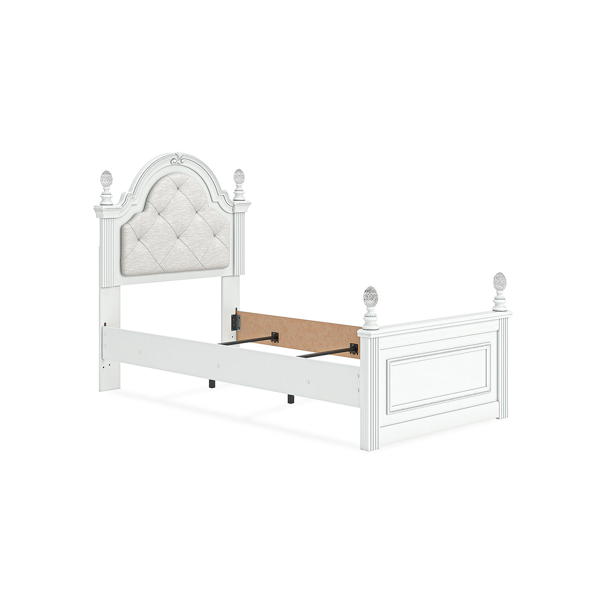 Kozlani Twin Upholstered Panel Bed, Dresser and Mirror (PCB1819-SI) - Image 8