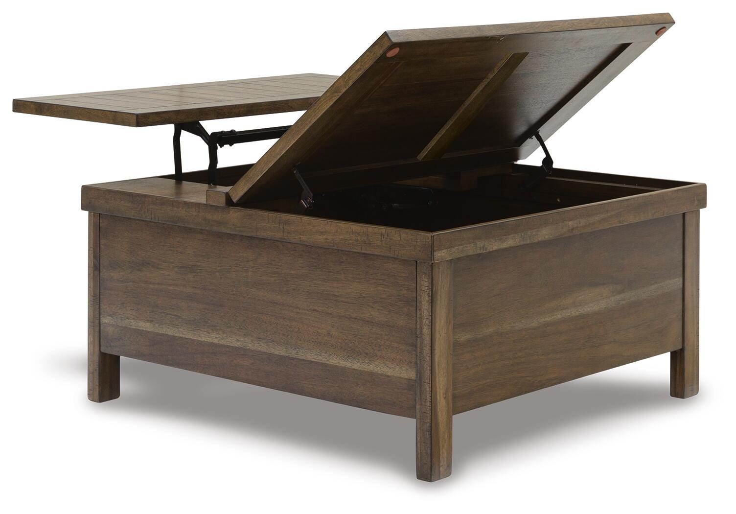 Moriville Lift-top Coffee Table and 2 Chairside End Tables - Grayish Brown  (T731-SI) - Image 10