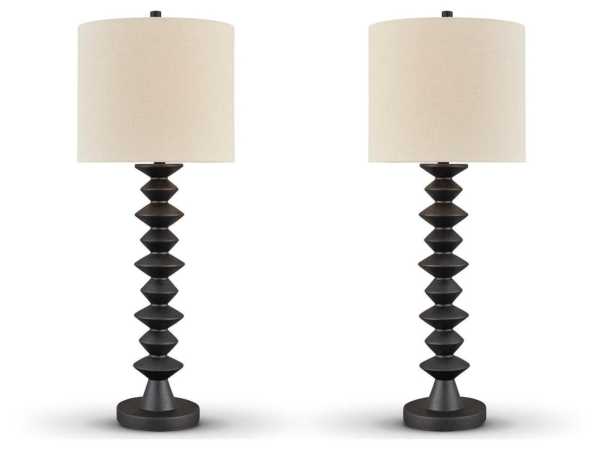 Luanndon 2-Piece Lamp Set (L235783-SI)
